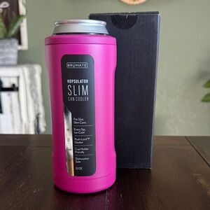 BruMate Hopsulator Slim in Dragonfruit 12oz Slim Cans. New!